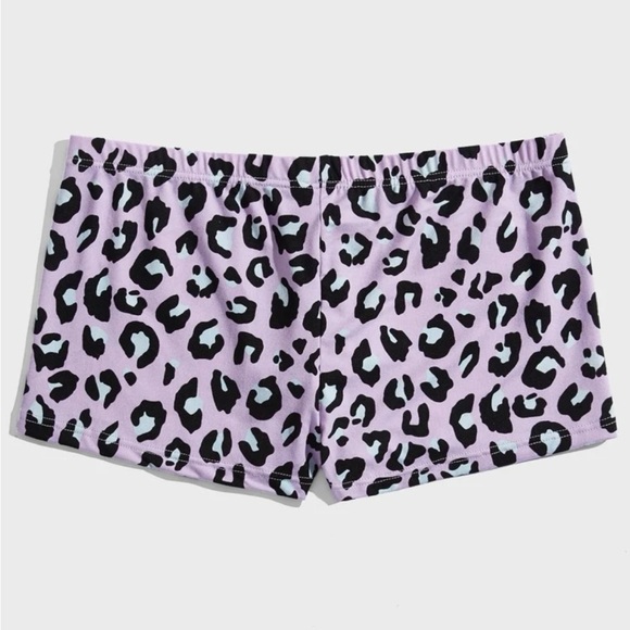 SHEIN Purple Leopard Trunk Boxer Brief XL NWT - Picture 2 of 6
